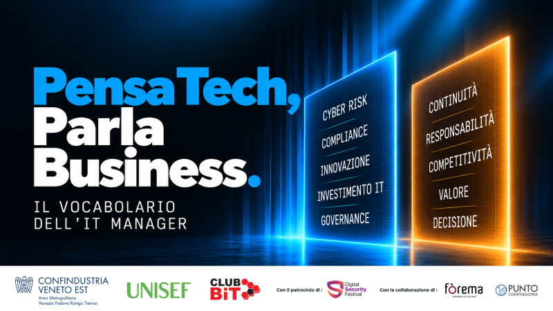 Pensa Tech, Parla Business.
