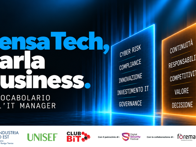 Pensa Tech, Parla Business.